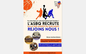 L'ASBQ recrute...