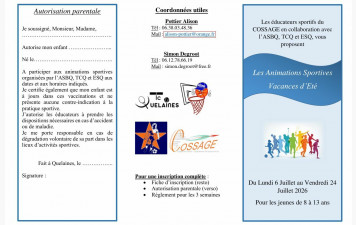 Animations Sportives Quelaines St Gault Été 2026