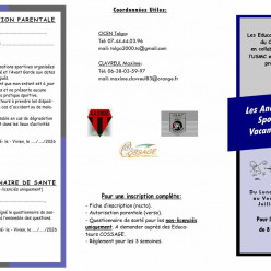 Animations Sportives Cossé-le-Vivien Été 2026